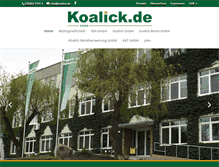 Tablet Screenshot of koalick.de